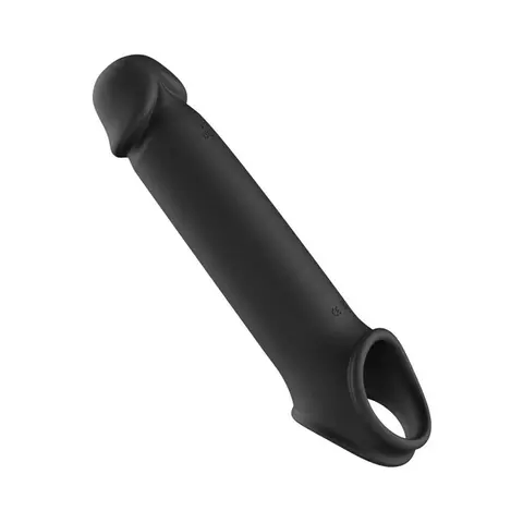 Adam & Eve Adam's XL Vibrating Extension Silicone with Remote Control