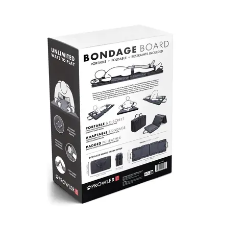 Prowler RED Bondage Board with Restraints
