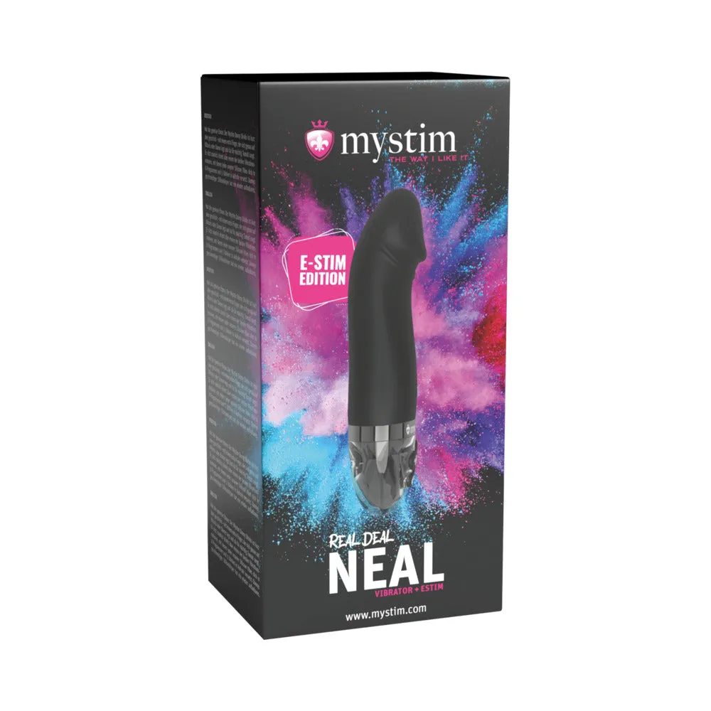 Mystim Real Deal Neal eStim Vibrator Black