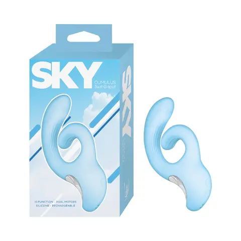 Sky Cumulus Swirl G-Spot Blue
