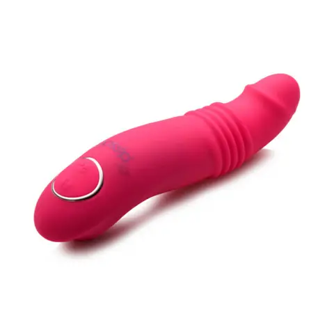 Gossip Blasters 7X Thrusting Silicone Vibrator Magenta