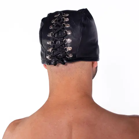Prowler RED Leather Executioners Hood