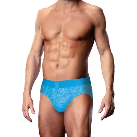 Prowler Lace Brief Neon Blue XL
