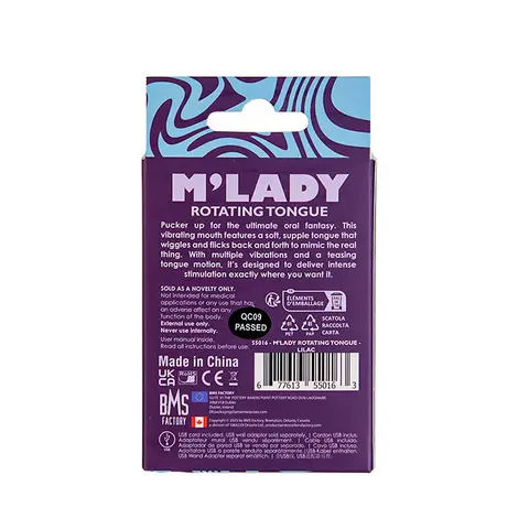 M'Lady Rotating Tongue Lilac