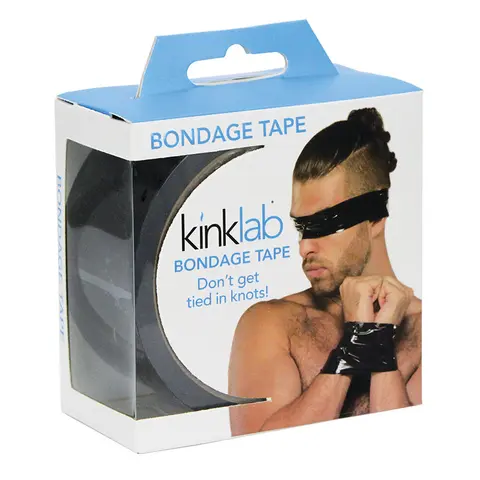 Kinklab Unisex Bondage Tape in Black