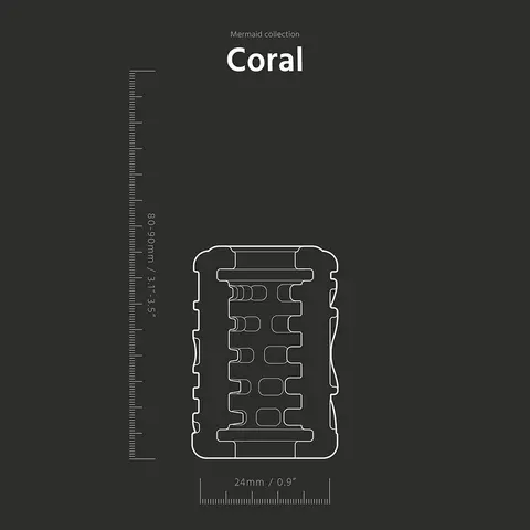 The Handy Mermaid Collection Coral Sleeve