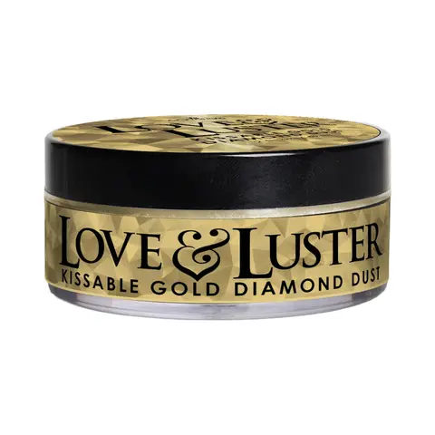 Sensuva Love & Luster Kissable Diamond Dust 2 oz. Jar in Gold