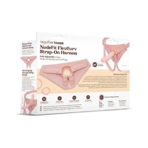 Together Tones NudeFit FlexCurv Strap-On Harness in Light