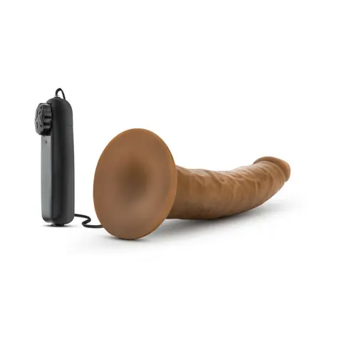 Dr. Skin Dr. Dave Realistic 7 in. Vibrating Dildo in Tan