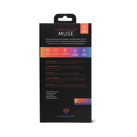 Nu Sensuelle Muse XLR8 Bullet with Heat in Blue