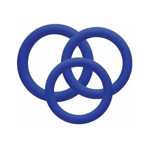 Me You Us Signature The Chubby 3 Ring Set in Blue