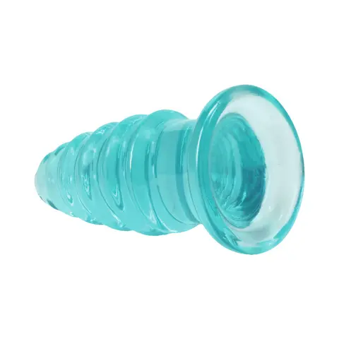 Crystal Jellies Anal Twist 7 in. in Teal