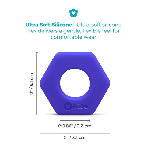 b-Vibe Flex Ring Hex Silicone C-Ring