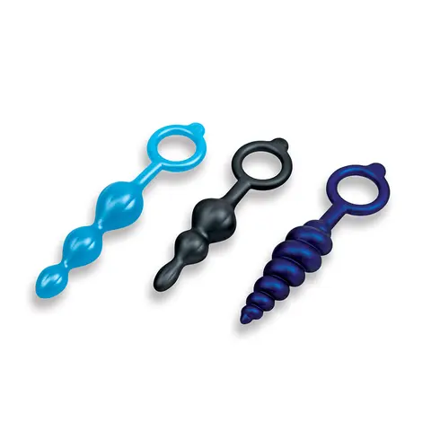 b-Vibe Beaded Butties Bundle 3-Piece Anal Plug Set