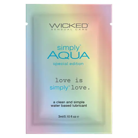 Wicked Simply Aqua Special Edition Foil Pack 3ml