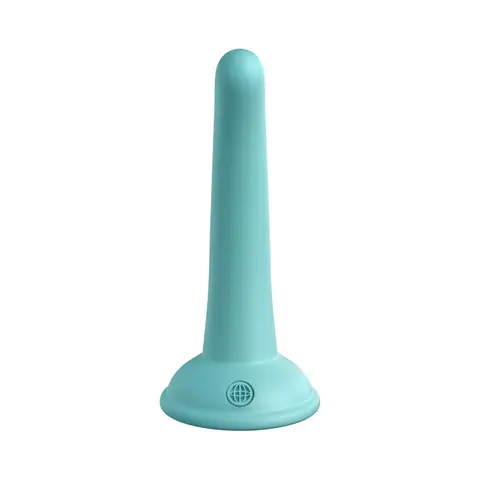 Dillio Platinum Collection Curious Five 5 in. Silicone Dildo in Teal