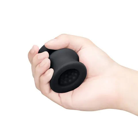 Me You Us Signature The Silicone Oral Stroker in Black