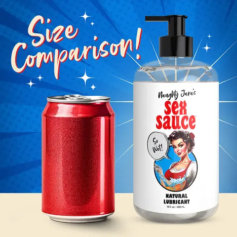 Naughty Jane's Sex Sauce Natural Lubricant 16 oz.