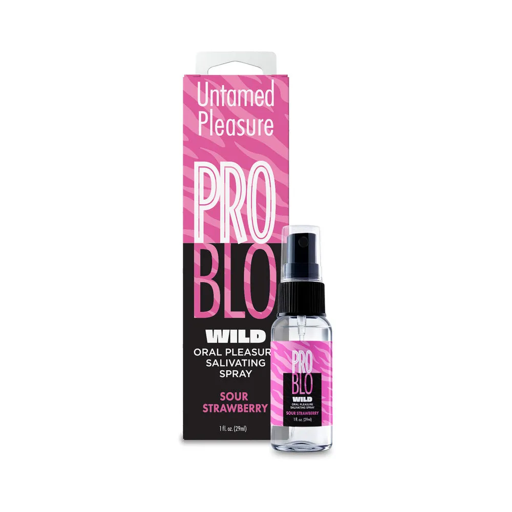 ProBlo Wild Mouthwatering Salivating Spray Sour Strawberry 1 oz.