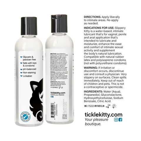 Slippery Kitty Water-Based Lubricant 8 oz.