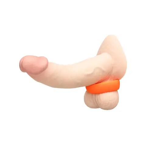 b-Vibe Snug Ring 40mm Snug Fit Silicone C-Ring in Orange