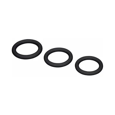 Me You Us Signature The Chubby 3 Ring Set in Black