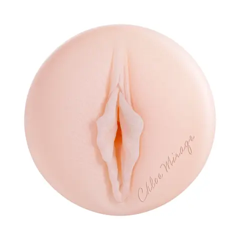 XKIN Chloe Mirage Vagina Vibrating + Suction Torch Masturbator Silver