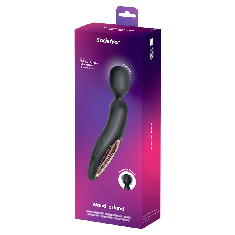 Satisfyer Wand-erland Black Rose Gold