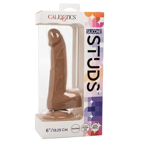 Silicone Studs Brown 6 in.