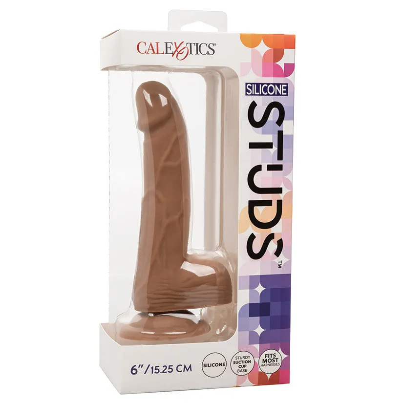 Silicone Studs Brown 6 in.