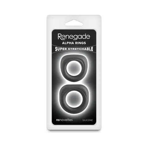 Renegade Alpha Rings in Black