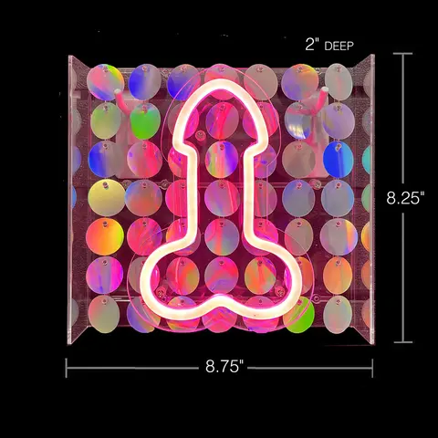 Neon Penis Light Up Sign