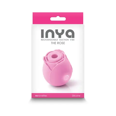 INYA The Rose Rechargeable Suction Vibe in Pink