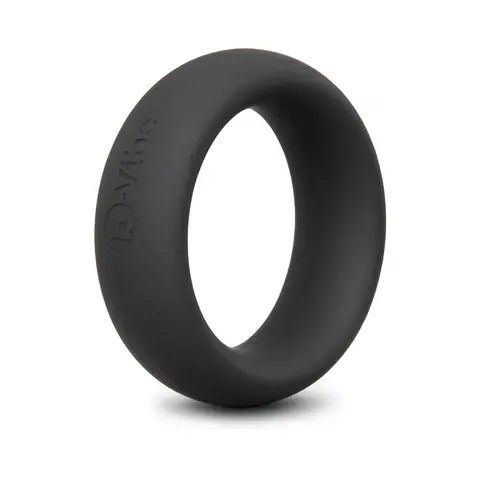 b-Vibe Snug Ring 40mm Snug Fit Silicone C-Ring in Black