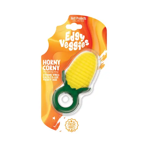 Edgy Veggies Horny Corny Vibrating Ring