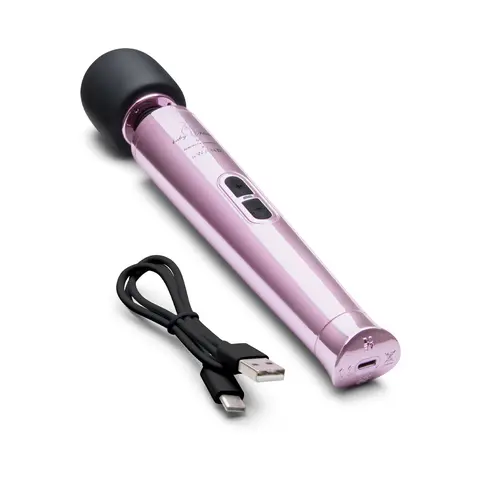 Baby Phat x Le Wand Classique Cordless Petite Rechargeable Vibrating Massager Deep in Pink