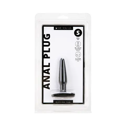 Me You Us Black Small Anal Plug