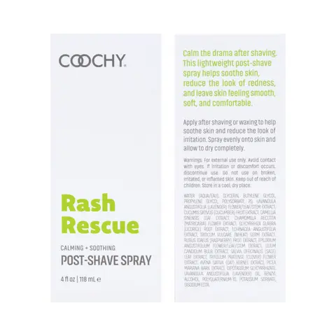 Coochy Rash Rescue Post-Shave Spray Botanical Blast 4 oz