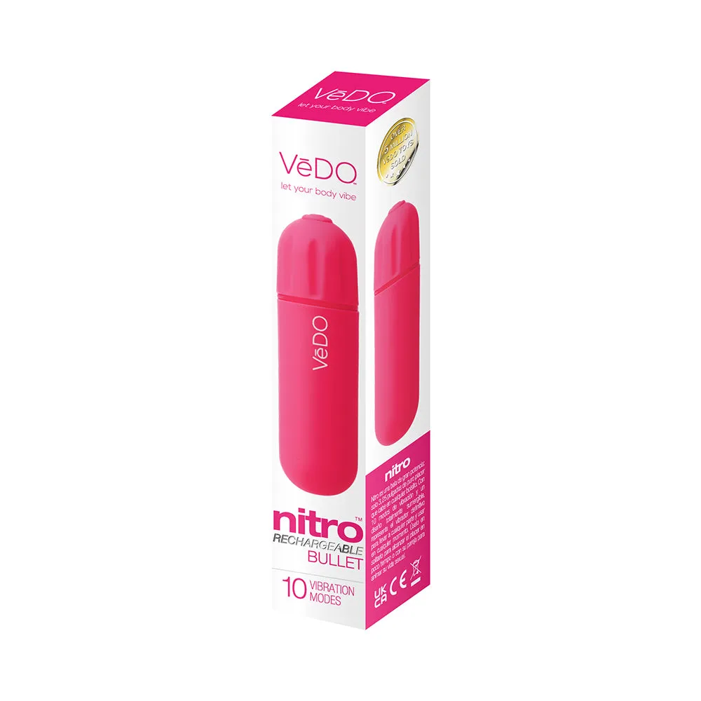 VeDO Nitro Rechargeable Bullet Vibe in Pink