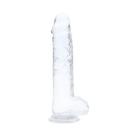 Realrock Crystal Clear LED Touch Dong 8 in. Translucent