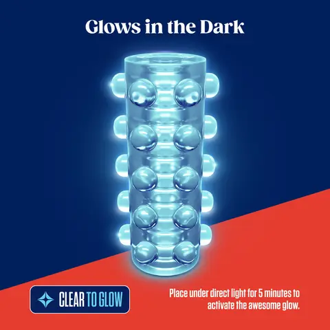 RIZE! Swich Glow in the Dark Self-Lubricating Stroker Clear