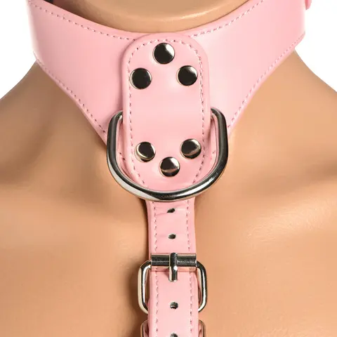 Master Series Vixen Chest Harness in Pink