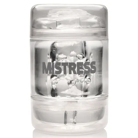 Mistress Double Shot Pussy and Ass Mini Masturbator Clear