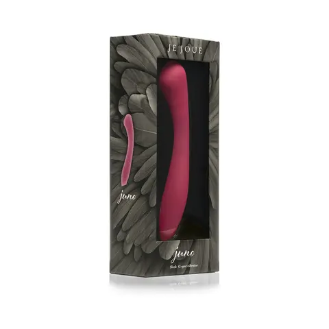 Je Joue Juno Rechargeable Silicone G-Spot Vibrator in Fuchsia