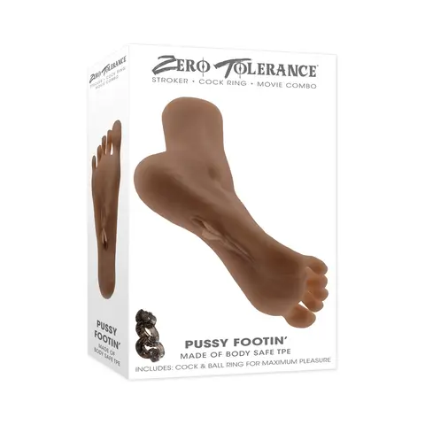 Zero Tolerance Pussy Footin Masturbator TPE in Dark