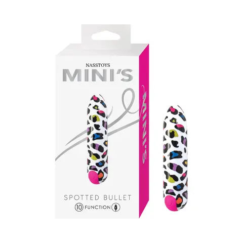 Nasstoys Mini's Spotted Bullet White