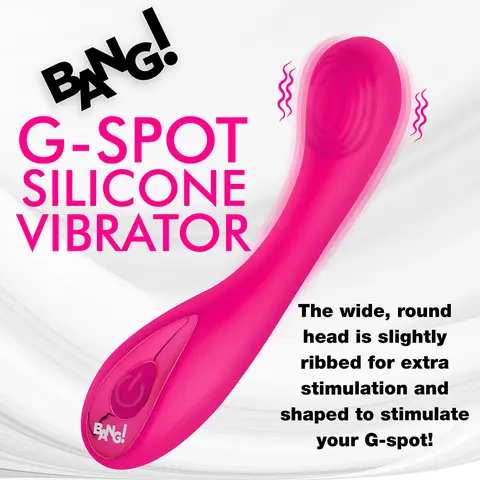 BANG! G-Spot Silicone Vibrator in Pink