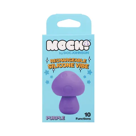 Mochi Mushroom Rechargeable Silicone Vibe in Purple