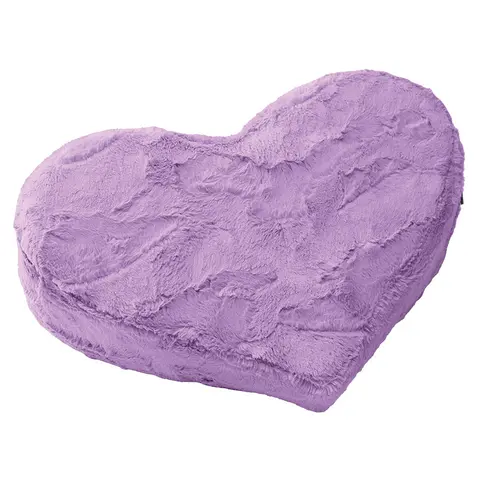 Liberator Heart Wedge Fur in Purple