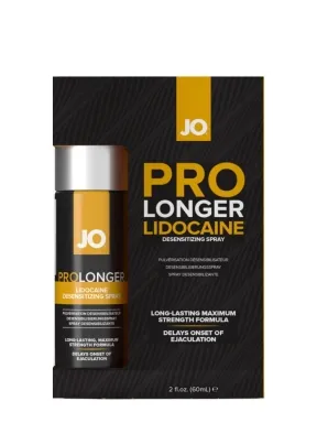 System JO Prolonger Lidocaine Ejaculation Delay Desensitizing Spray 2 Fl.Oz. (60 mL)
